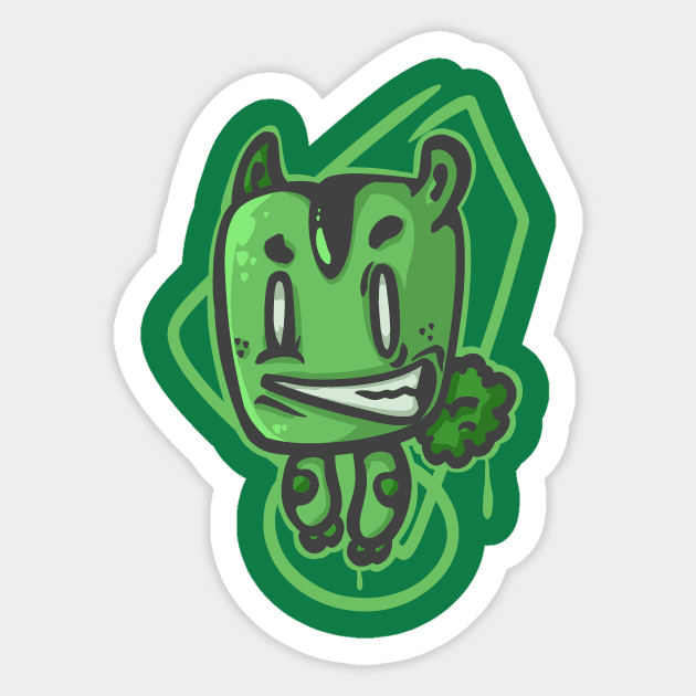 green bug Sticker by manuvila